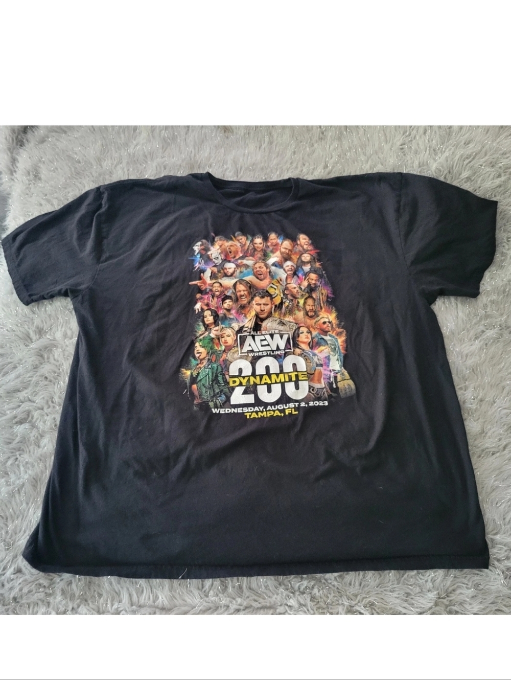 AEW All Elite Wrestling Dynamite 200 T Shirt Black Moxley MJF Kenny Omega 3XL
